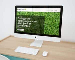 The Green Solution website gebouwd door Creative Team